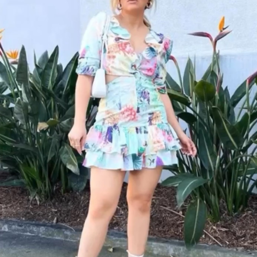🌸AMTIOUS floral summer dress 🍒